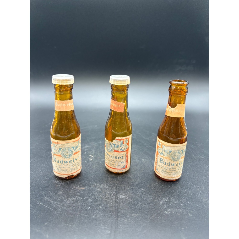 Vintage Budweiser Salt and Pepper Shakers